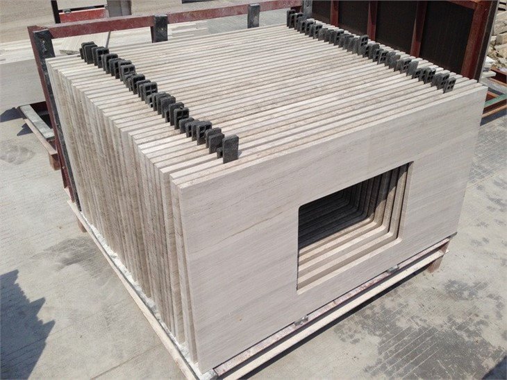 Driftwood marble bathroom vanity top