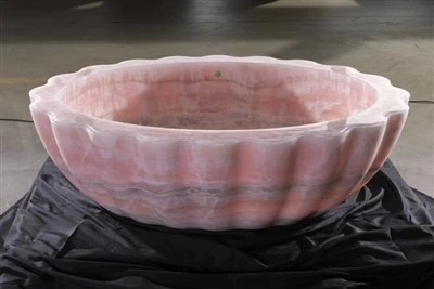 Pink Onyx badekar